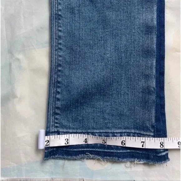 Hudson Tilda Midrise Crop Cigarette Jean with Side Seam Detail Size 27